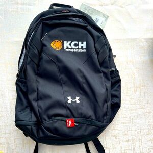 NWT Under Armour Hustle 5.0 Backpack with Team Logo | Basketball Bag | Bookbag